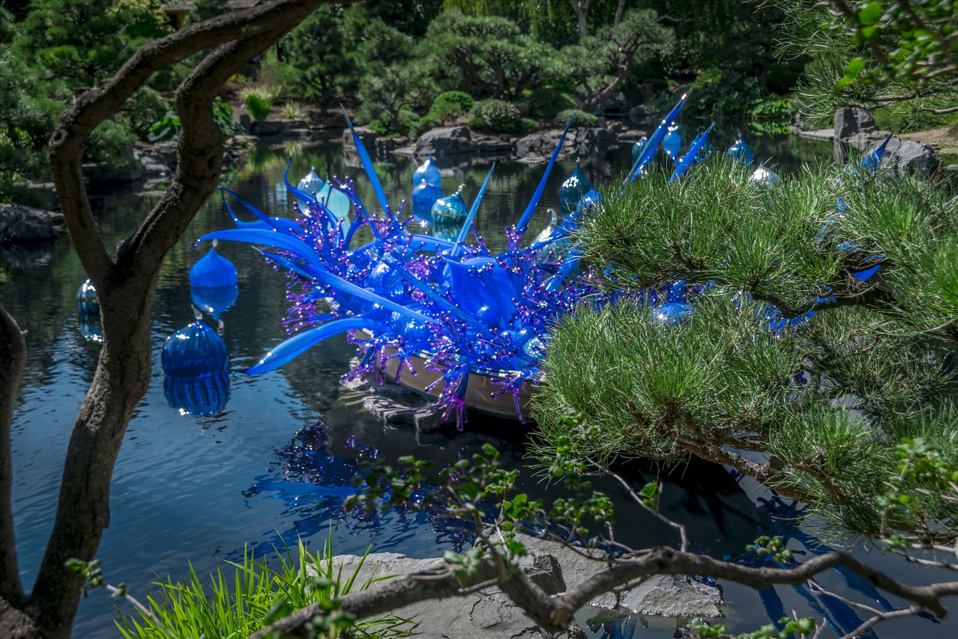 Chihuly Blue Boat 2.jpg -  by Dennis Rose